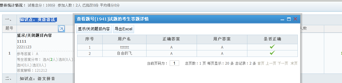KesionIExam在线考试系统 V2.0支持强盛的效果统计剖析功效 第 9 张 KesionIExam在线考试系统 V2.0支持强盛的效果统计剖析功效 第 9 张